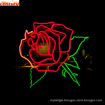 wholesale china factory price custom flowers neon light sign